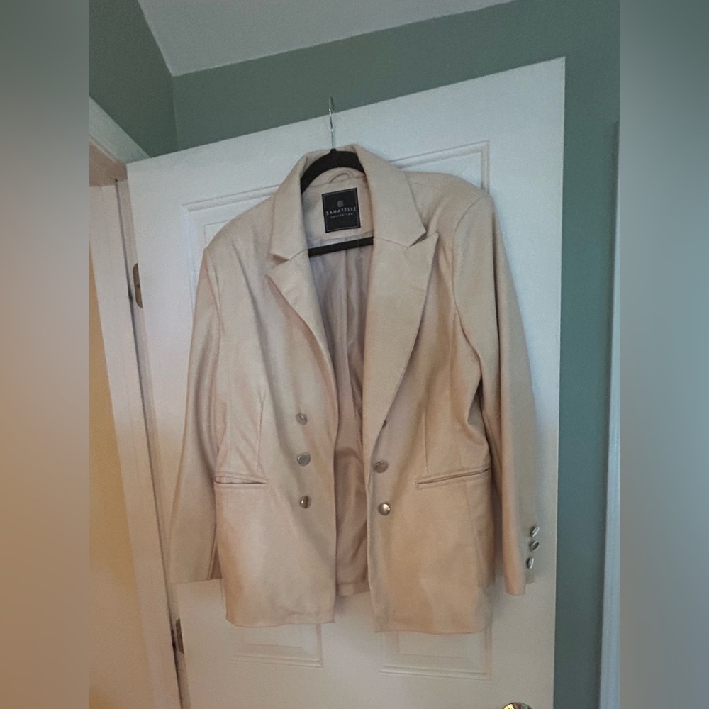NWOT Bagatelle Faux Leather Jacket Blazer size XL